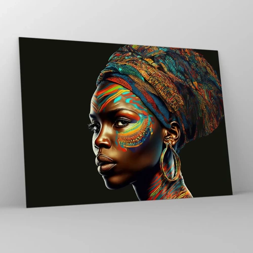 Glass picture - African Queen - 70x50 cm