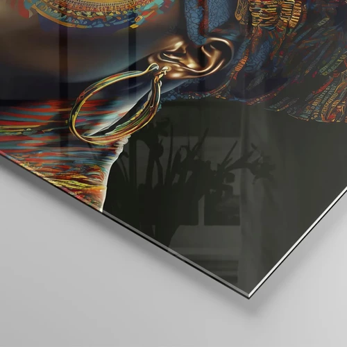 Glass picture - African Queen - 70x50 cm