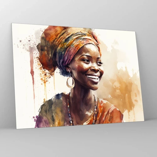 Glass picture - African Queen - 70x50 cm