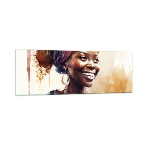 Glass picture - African Queen - 90x30 cm