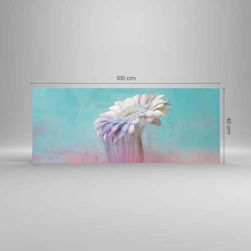 Glass picture - Afterlife of Flowers - 100x40 cm