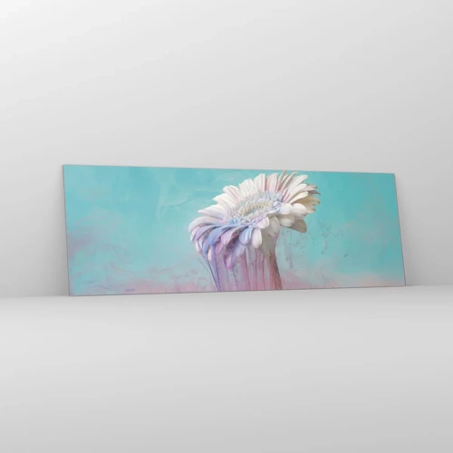 Glass picture - Afterlife of Flowers - 90x30 cm