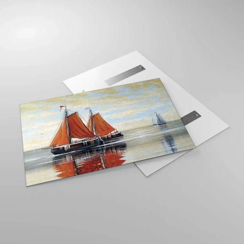 Glass picture - Ahoy, Sailor, Sail… - 120x80 cm