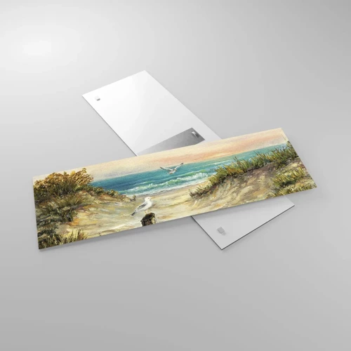 Glass picture - Airless Retreat - 90x30 cm