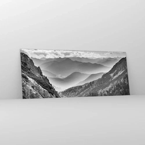 Glass picture - All the Way to the Horizon - 100x40 cm