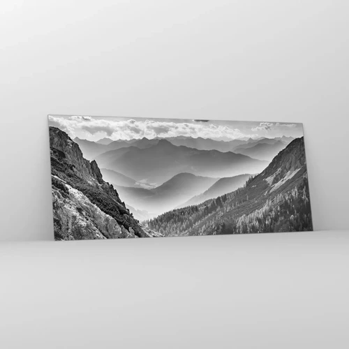 Glass picture - All the Way to the Horizon - 120x50 cm