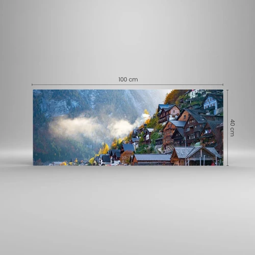 Glass picture - Alpine Atmosphere - 100x40 cm
