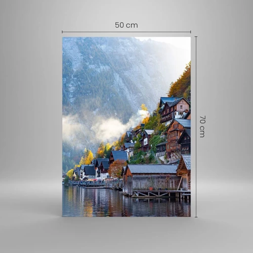 Glass picture - Alpine Atmosphere - 50x70 cm