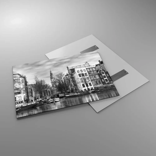 Glass picture - Amsterdam Atmosphere - 100x70 cm