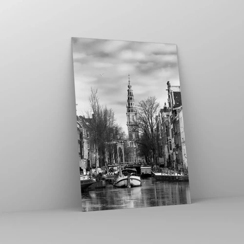 Glass picture - Amsterdam Atmosphere - 70x100 cm