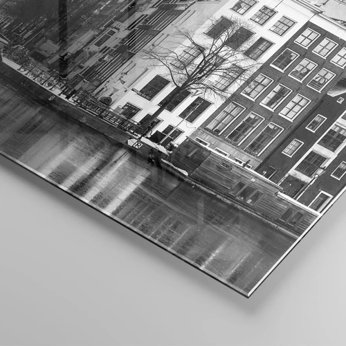 Glass picture - Amsterdam Atmosphere - 70x100 cm