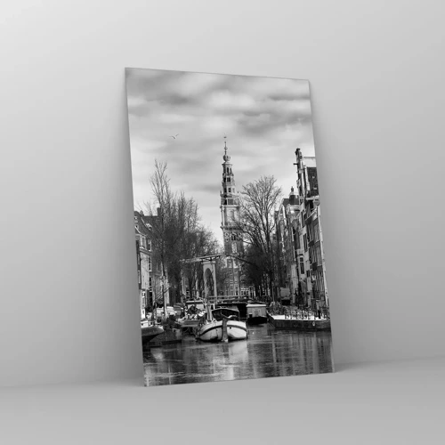 Glass picture - Amsterdam Atmosphere - 80x120 cm