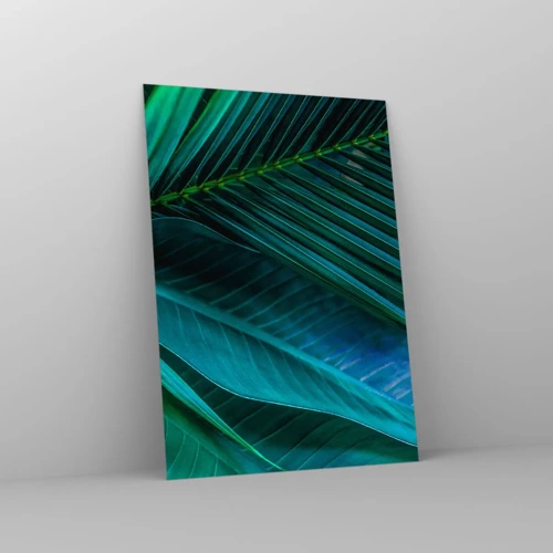 Glass picture - Anatomy of Green - 50x70 cm