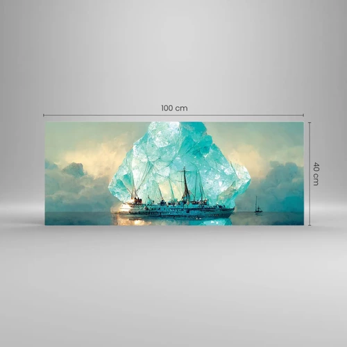 Glass picture - Arctic Diamond - 100x40 cm