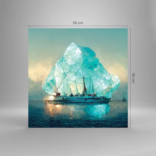 Glass picture - Arctic Diamond - 50x50 cm