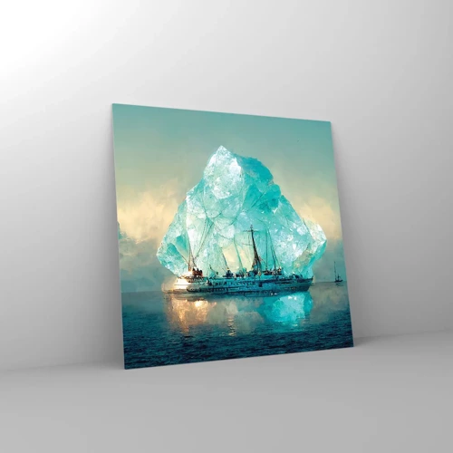 Glass picture - Arctic Diamond - 50x50 cm
