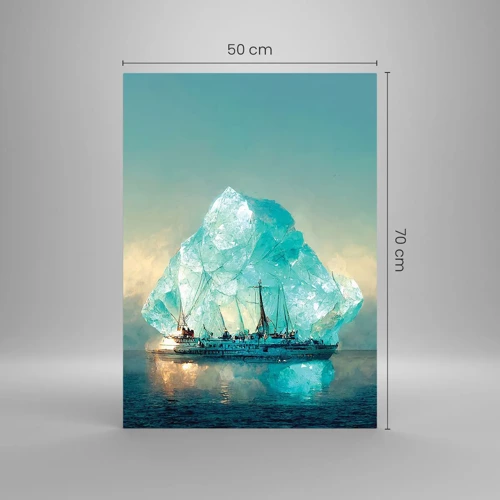 Glass picture - Arctic Diamond - 50x70 cm