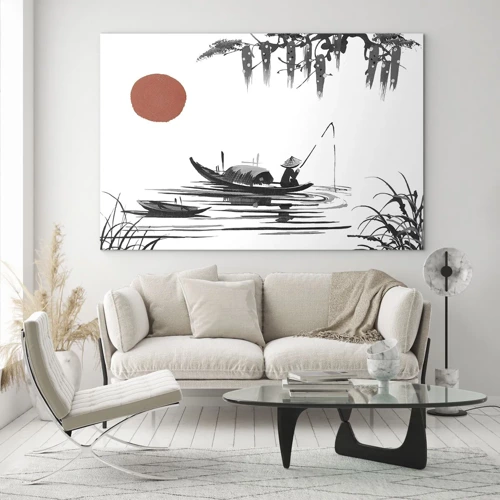 Glass picture - Asian Afternoon - 70x50 cm