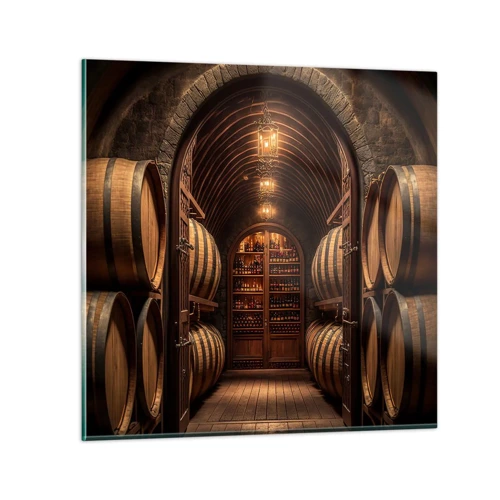 Glass picture - Atmospheric Cellar - 60x60 cm