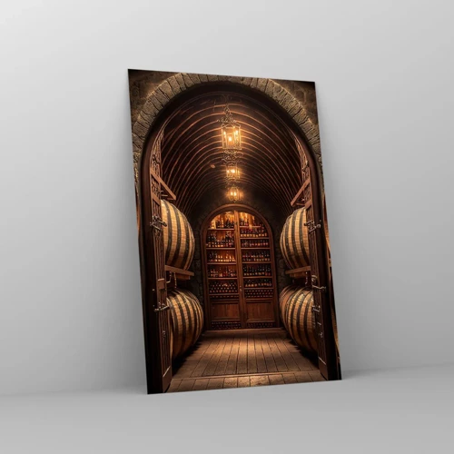Glass picture - Atmospheric Cellar - 80x120 cm