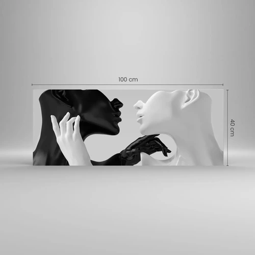 Glass picture - Attraction - Desire - 100x40 cm