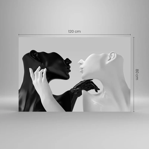 Glass picture - Attraction - Desire - 120x80 cm