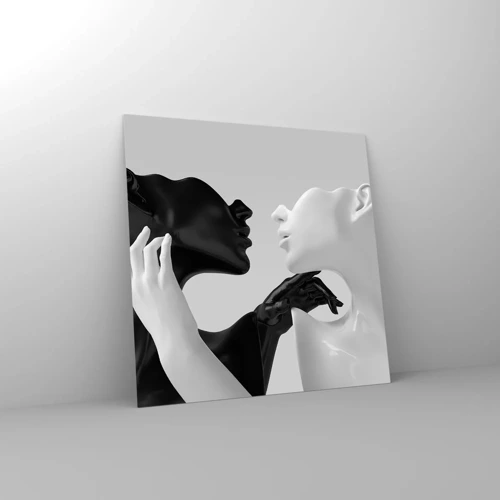 Glass picture - Attraction - Desire - 40x40 cm