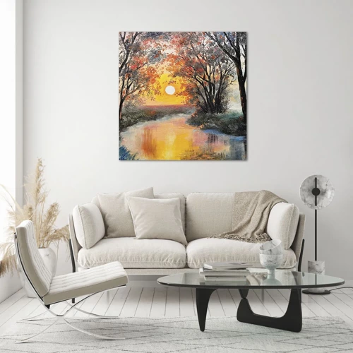 Glass picture - Autumn Impressions - 30x30 cm