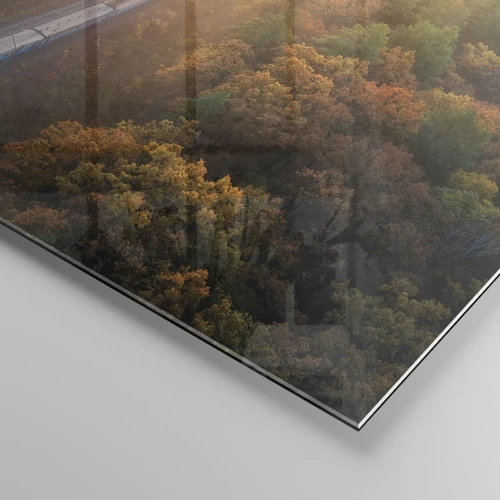 Glass picture - Autumn Trip - 120x80 cm