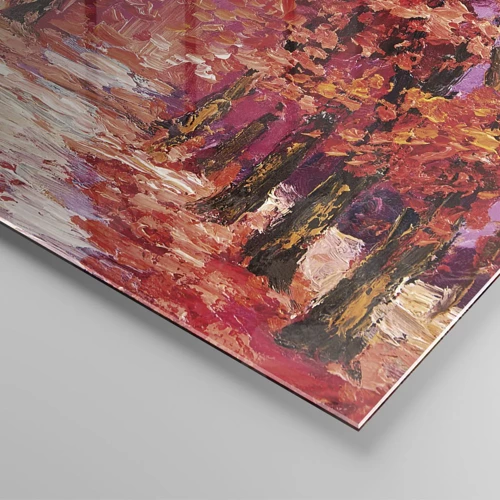 Glass picture - Autumnal Impression - 120x50 cm