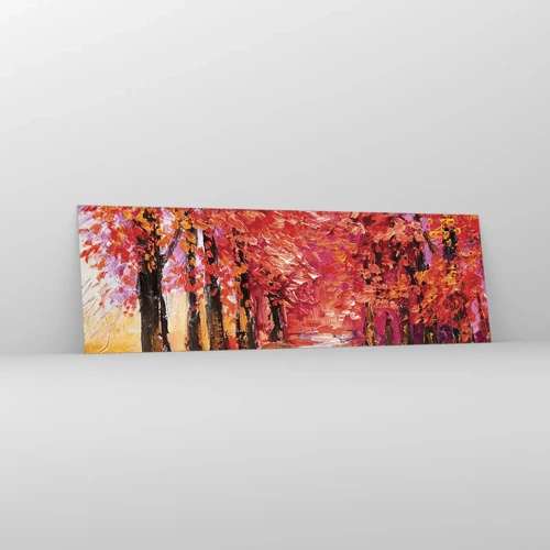 Glass picture - Autumnal Impression - 160x50 cm