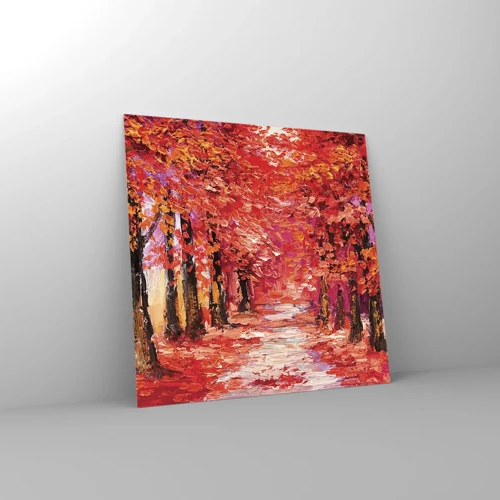 Glass picture - Autumnal Impression - 30x30 cm