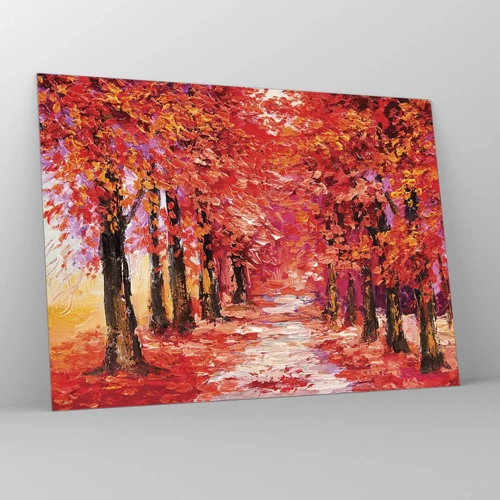 Glass picture - Autumnal Impression - 70x50 cm