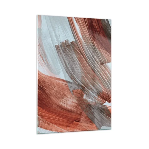 Glass picture - Autumnal and Windy Abstract - 50x70 cm