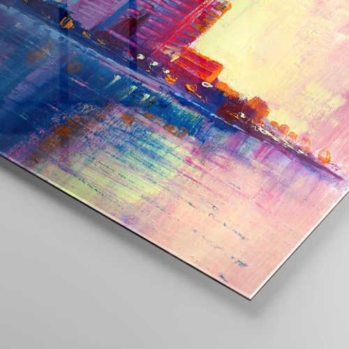 Glass picture - Bathed in Colours - 100x40 cm