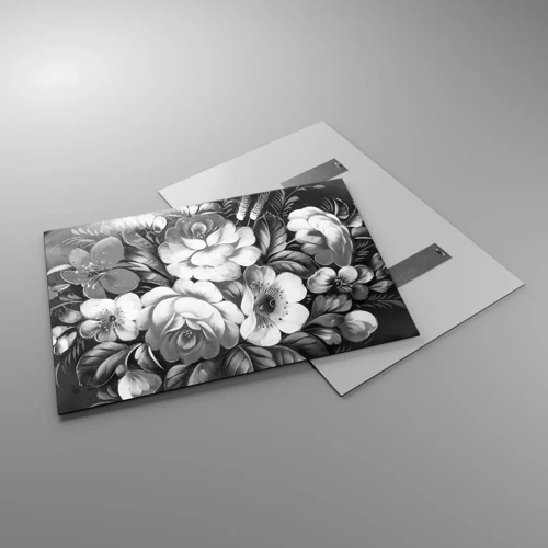 Glass picture - Beautiful Even in Greyness - 100x70 cm