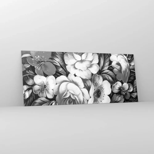 Glass picture - Beautiful Even in Greyness - 120x50 cm