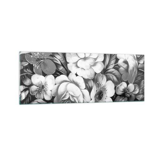 Glass picture - Beautiful Even in Greyness - 140x50 cm