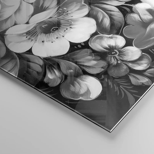 Glass picture - Beautiful Even in Greyness - 70x100 cm