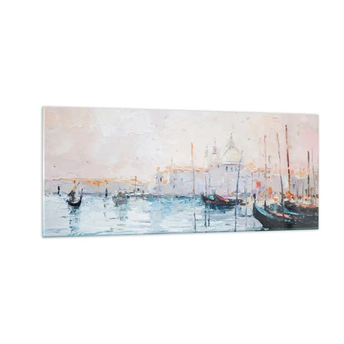 Glass picture - Behind Water behind Fog - 100x40 cm