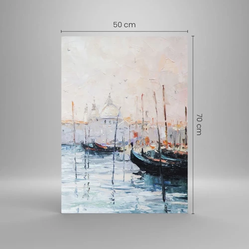 Glass picture - Behind Water behind Fog - 50x70 cm