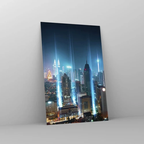 Glass picture - Berlin Lights - 80x120 cm
