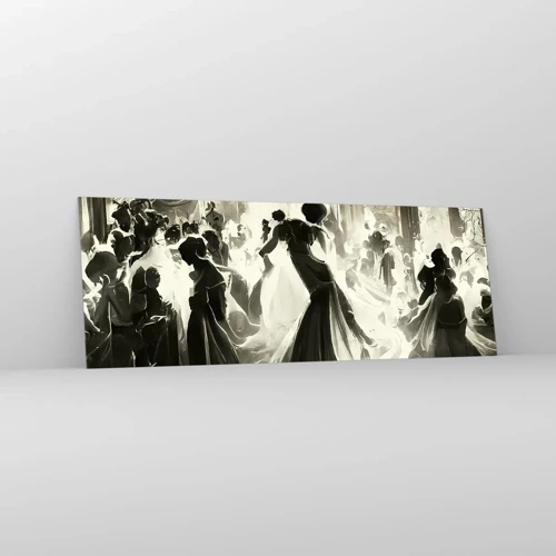 Glass picture - Big Masquerade - 140x50 cm