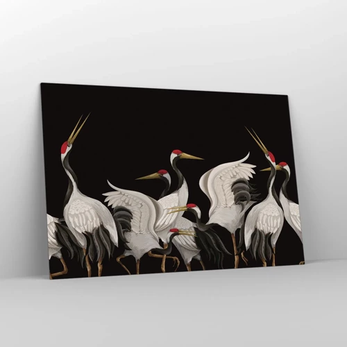 Glass picture - Bird Affairs - 120x80 cm