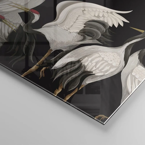 Glass picture - Bird Affairs - 120x80 cm