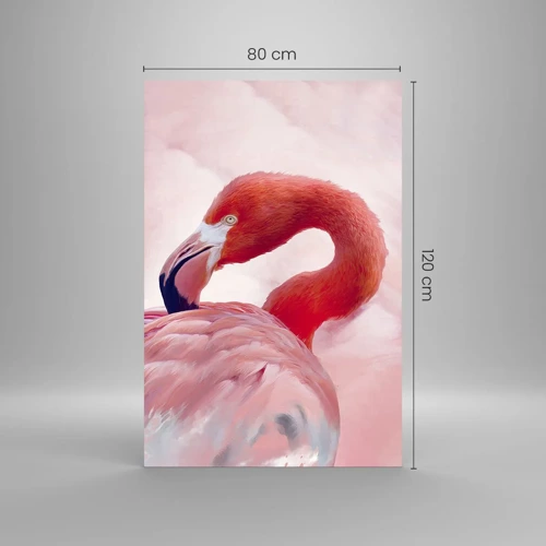 Glass picture - Bird Look - 80x120 cm