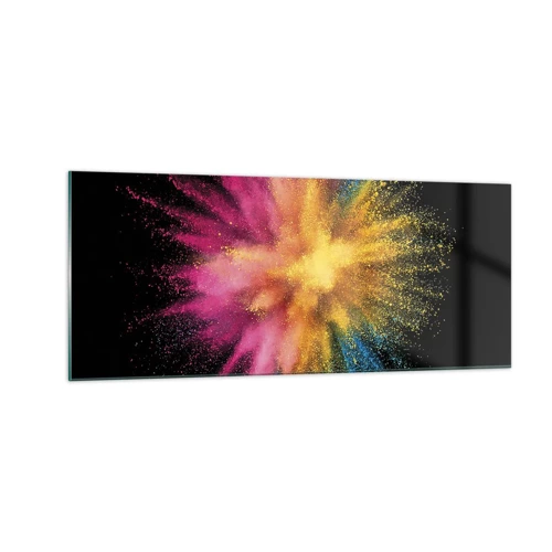 Glass picture - Birth of Colours - 100x40 cm
