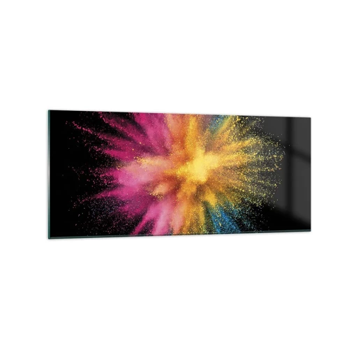 Glass picture - Birth of Colours - 120x50 cm
