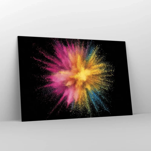 Glass picture - Birth of Colours - 120x80 cm