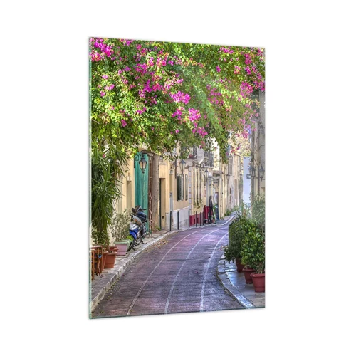 Glass picture - Blooming Alley - 50x70 cm